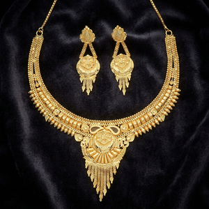 Collares de microformación de oro, joyería de moda tradicional y para ocasiones especiales para mujer, cobre y latón, Chapado en Oro Laminado - Product Image 1