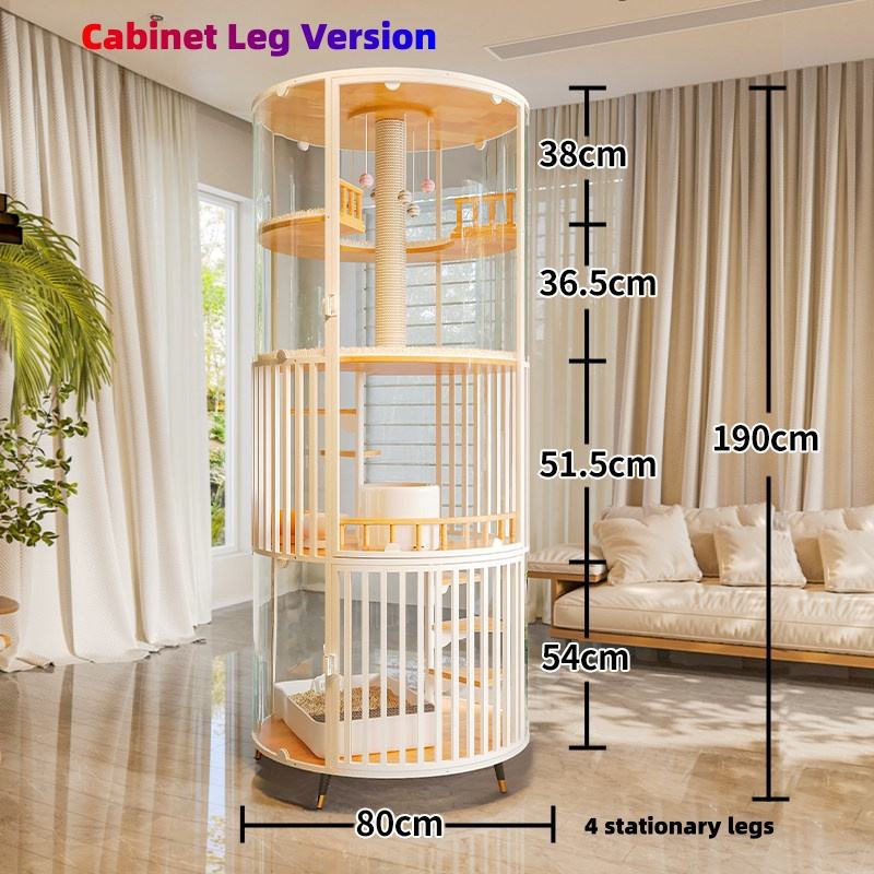 Sky City - Blanc - Style pied de meuble