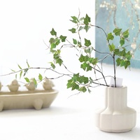 Feuilles de patate douce artificielles en plastique style Zen, décoratives d'intérieur, bioniques, pour mariage, lignes de type lierre, 30-100cm