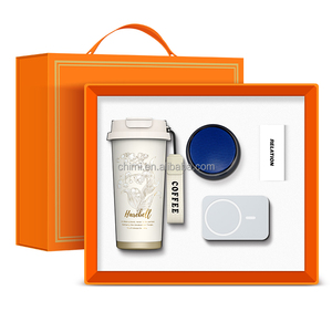 Trendy Custom Luxury Promo Business Gift Set Taza Altavoz Power Bank Regalos anuales premium y populares para agradecimiento ejecutivo - Product Image 1