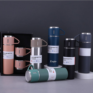 Soldes Exceptionnelles : Coffret Cadeau en Gros – Bouteille Isotherme Portable Multifonction en Acier Inoxydable 500ml, Sans BPA, Anti-Fuite - Product Image 2
