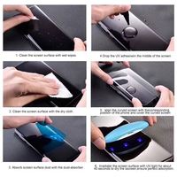 Verre trempé avec colle liquide UV Nano pour Samsung S23 ultra S23 S23 Plus Protection d'écran en verre