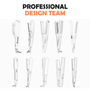 Plancha <span class=keywords><strong>de</strong></span> Pelo Profesional <span class=keywords><strong>de</strong></span> Cerámica con Temperatura Ajustable, Calentamiento Rápido y Función <span class=keywords><strong>de</strong></span> Vapor - Product Image 2