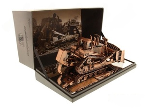 Modèle <span class=keywords><strong>de</strong></span> bulldozer CAT D11T <span class=keywords><strong>de</strong></span> haute qualité, véhicule d'ingénierie, édition limitée plaquée cuivre, 1:50 - Product Image 3