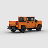 Compatible avec les briques de marque SUV, voiture de course, MOC, jouets éducatifs à assembler soi-même, blocs de construction en plastique ABS