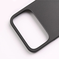 Coque de téléphone antichoc en TPU mat souple pour iPhone 17 Pro Max, coque arrière en silicone noir pour iPhone 17 Air