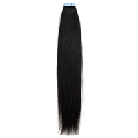 Extensions de cheveux humains chinois vierges en gros, 18-22 pouces, double épaisseur, lisses et ondulées, à clipser, 20 pièces par sac