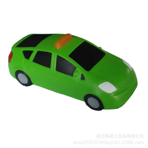 Pu Foam Taxi <b>Car</b> Stress Relief Toy Cartoon Plastic Durable <b>Table</b> Decoration Accessory - Product Image 2