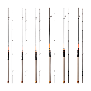 铸造鱼竿<span class=keywords><strong>2</strong></span>.4米高品质超硬蛇头铸造碳顶杆鲶鱼竿钓鱼强 - Product Image 1