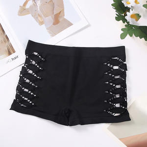 Ademend Mesh Sexy Stijl Comfortabele 3-delige Dames Boxer Shorts Niet-geweven Taille Met Uitsparing Dames Ondergoed - Product Image 5