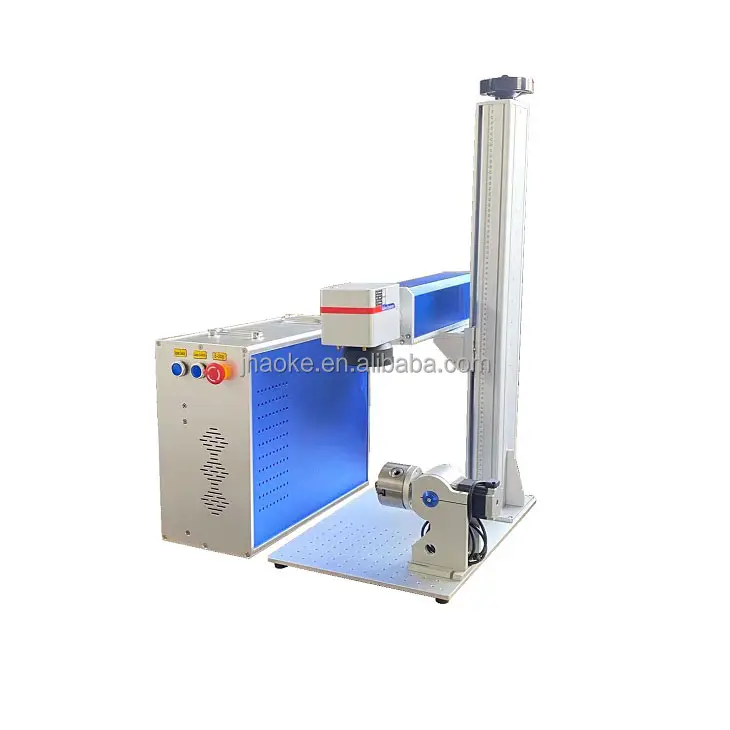 XY métal mobile grand Format 800*800mm JPT 60W portique Fiber Laser Machine de marquage 100W 200W 30W marqueur Laser