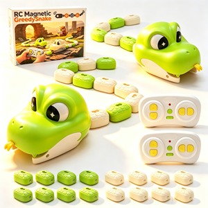 Jouets Sam - 2 serpents magnétiques interactifs télécommandés pour enfants - Jouet de farce - Serpent gourmand - Product Image 1