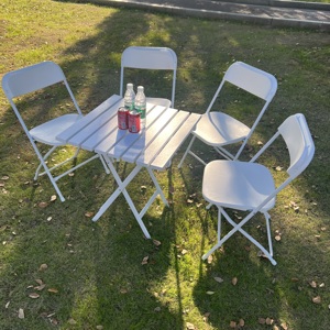 Sedia Pieghevole Portatile di Alta Qualità per Eventi, Matrimoni, Giardino - Sedia <span class=keywords><strong>Wimbledon</strong></span> in Resina Bianca per Ingrosso - Product Image 5