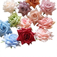 Guirlande murale de roses artificielles DIY, fleurs faites à la main en plastique et soie, décoration de mariage, décoration intérieure, accessoires de photographie en extérieur