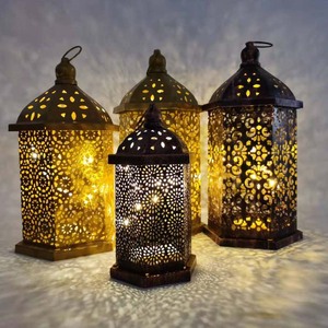 Forniture per Festival islamici ornamenti per la casa Eid Mubarak artigianato Ramadan Decor Moon Star Table Ramadan Kareem Decoration - Product Image 3