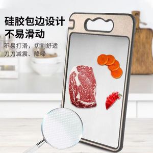 Suministro directo de fábrica de nuevas tablas de cortar de doble cara con patrón de diamante de calidad alimentaria/tablas de cortar de acero inoxidable - Product Image 4
