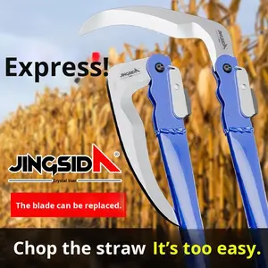 Jingsida açık mısır Scythe uzun saplı katlanır tasarım çim sorgum kesme için açık kullanım için dayanıklı Scythe - Product Image 4