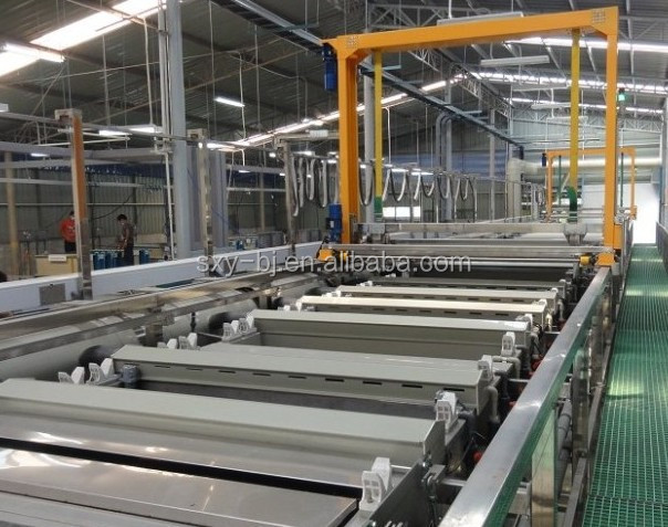 Equipo automático de anodizado de aluminio para tratamiento de superficies de aluminio