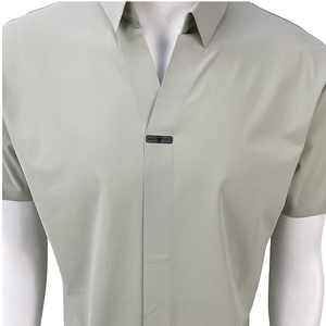 เสื้อโปโลแขนสั้นคอปกสีมิ้นท์ติดขอบไร้รอยต่อแฟชั่น - Product Image 4