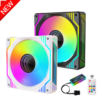 Ventilateur PC RGB de haute qualité à prix d'usine pour PC de jeu, ventilateur d'ordinateur RGB 6 broches 120 mm, ventilateurs de refroidissement 12 cm, refroidisseur d'air