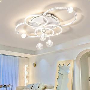 Lampadario <span class=keywords><strong>a</strong></span> Anello con Design Creativo Stile Nordico Cielo Stellato, Illuminazione Moderna Minimalista <span class=keywords><strong>LED</strong></span> <span class=keywords><strong>per</strong></span> <span class=keywords><strong>Soggiorno</strong></span> e Camera da Letto - Product Image 1