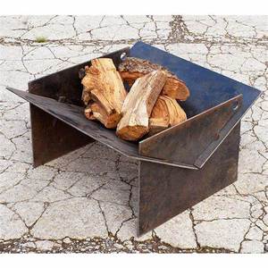 Antique <strong>Outdoor</strong> Corten Steel Bowl <strong>Fire</strong> <strong>Table</strong> - Product Image 4