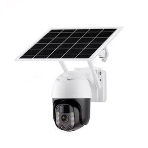 Caméra de Sécurité Extérieure Rotative PTZ Solaire sans Fil 5G Wifi <span class=keywords><strong>4MP</strong></span> à Vision Nocturne pour Maison Intelligente, Alimentée par Batterie, avec Panneau Solaire - Product Image 1