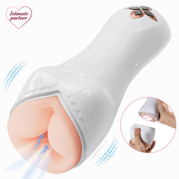 Produits pour adultes : Pompe à pénis en forme de lampe torche, Godet de masturbation masculin grand format, Machine sexuelle, Jouets sexuels pour hommes, avec sensation réaliste de vagin.