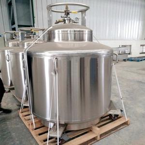 Bouteille de stockage d'hélium liquide de sécurité 100L, réservoir cryogénique avec cuve sous pression en acier inoxydable pour expériences cryogéniques - Product Image 1