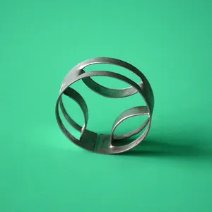 25Mm 38Mm 50Mm Ss 304 316l Super Mini Ring Metalen Binnenboog Vlakke Ring Voor Destillatiekolom