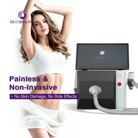 Máquina de Depilación Láser de Diodo de Alta Energía de 1200W, 808/755nm, con Enfriamiento por Agua y Aire TEC, para Uso Comercial o en Salones de Belleza