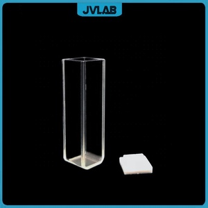 Cuvette en quartz à trajet lumineux de 10 mm, cellule d'échantillon liquide de 3,5 ml pour spectrophotomètre de laboratoire, cellules en verre d'absorption - Product Image 5