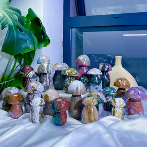 หินควอตซ์ขัดเงาขายส่ง หินโอเชียนแจสเปอร์ทรงหอคอย ทรงกลม ทรงคบเพลิง ทรงฝ่ามือ สำหรับตกแต่ง - Product Image 6