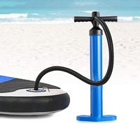 Pompe à main à double action haute pression portable écologique en gros, max 29 PSI, pour kayak gonflable, bateau, planche à pagaie debout
