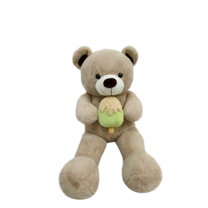 Oso de peluche personalizado, oso de peluche personalizado, oso de peluche suave y bonito con un cono de helado - Product Image 3
