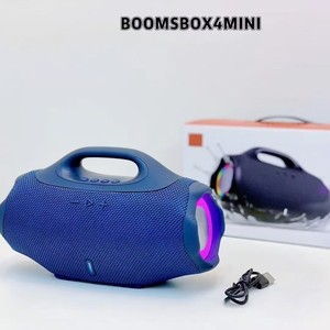Compact and <strong>Portable</strong> Outdoor <strong>Mini</strong> Wireless Speaker with RGB Lights, High-power Subwoofer, Battery-powered and Radio Function. - Product Image 4