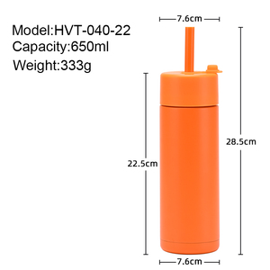 Gobelet de sport en acier inoxydable de 650ml de conception américaine, gobelet à eau isolé, grand trou, perle <span class=keywords><strong>PC</strong></span>, peut sucer les bouteilles sous vide - Product Image 4