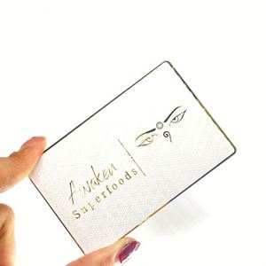 Anti Rust 1.0Mm Stainless Steel Business <b>Cards</b> 100 50 Pack - Product Image 1