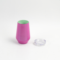 Gobelet isotherme en acier inoxydable à double paroi de 12 oz, résistant au gel, pour l'extérieur/l'intérieur, pour flûtes à champagne