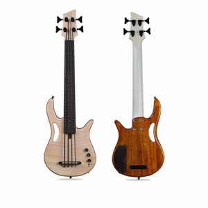 <span class=keywords><strong>Bajo</strong></span> eléctrico AKAMA Mini Bass <span class=keywords><strong>de</strong></span> cuerdas <span class=keywords><strong>de</strong></span> acero/nylon, digital y silencioso, <span class=keywords><strong>de</strong></span> 31,6 pulgadas. - Product Image 4