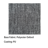 Tissu Oxford en polyester cationique à motif chevrons CMT MTO avec revêtement PU, couleurs personnalisées, pour usage automobile, ignifuge et imperméable