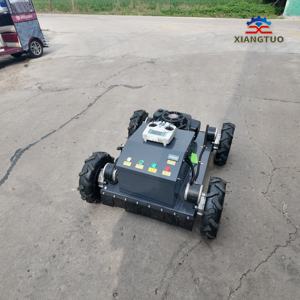 Grasmaaier Compatibel Sneeuwveld/Boerderij/Tuin-Intelligente Robot 4-takt Draadloze Diy Zelfrijdende Rubberen Baan Sikkel-Type + - Product Image 5