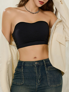 <span class=keywords><strong>Sujetador</strong></span> <span class=keywords><strong>sin</strong></span> tirantes con gancho lateral Evenyoung, bralette invisible <span class=keywords><strong>sin</strong></span> costuras con banda antideslizante para mujer - Product Image 6