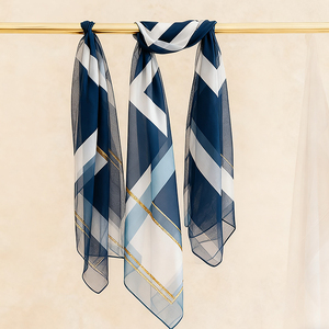 Chất Lượng Bán Buôn Voan Vải In Ấn Tùy Chỉnh Siêu Mềm Vải Miễn Phí Mẫu In Voan Khăn Vải - Product Image 6