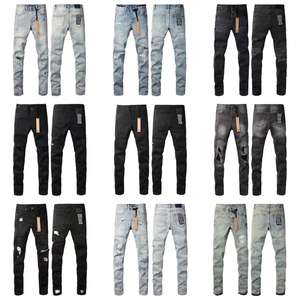 Jeans da <span class=keywords><strong>Uomo</strong></span> Ksubi Stile Americano di Alta Qualità Skinny Straight <span class=keywords><strong>Neri</strong></span> <span class=keywords><strong>Slim</strong></span> <span class=keywords><strong>Fit</strong></span> di Marca alla Moda con Lavaggio Distressed e Strappi - Product Image 1