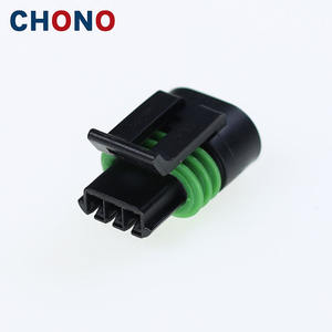 CHONO 12162182-Carcasa PBT de 3 pines, conectores de cable automático, 3 vías, sensor <span class=keywords><strong>Delphi</strong></span> GM de 3 vías - Product Image 4