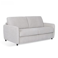 Canapé-lit moderne en tissu, pliable, gain de place, trois places, convertible, adapté aux salons et appartements, personnalisable