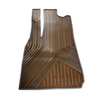 Tapis de voiture complet en caoutchouc latex imperméable résistant aux taches pour Tesla Y 2024, protection toutes saisons, épaisseur 10 mm, spécial