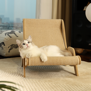 Grand hamac à gratter en sisal remplaçable OEM/ODM, lit/chaise en bois pour animaux de compagnie - Product Image 1