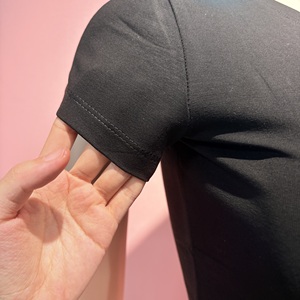 <span class=keywords><strong>T</strong></span>-<span class=keywords><strong>shirts</strong></span> décontractés pour femmes, coupe ajustée, col rond, manches courtes, en coton extensible imprimé - Product Image 2